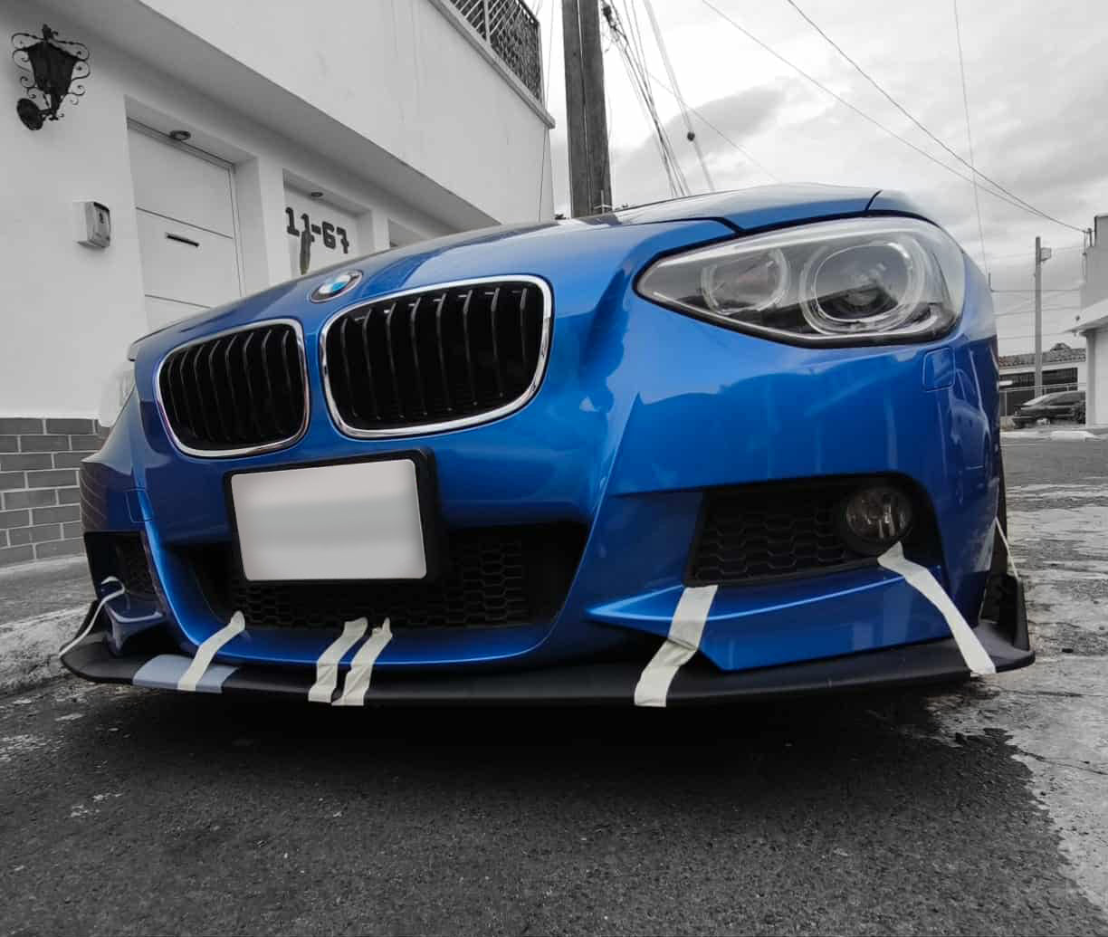 BMW 1 Series F20/F21 118i (2015–2019) M-Performance Front Bumper Lip – Black