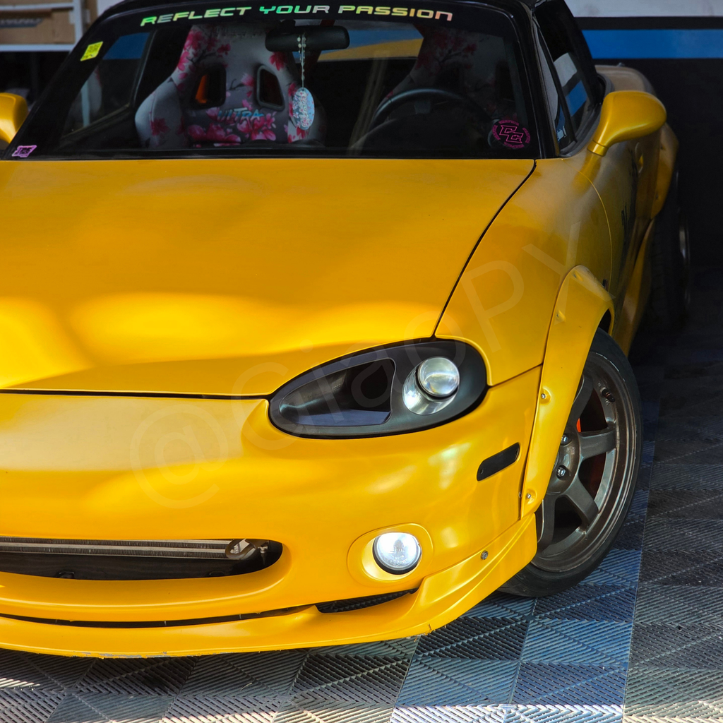 Mazda NB1 MX-5 Headlight Delete Air Intake With Projector