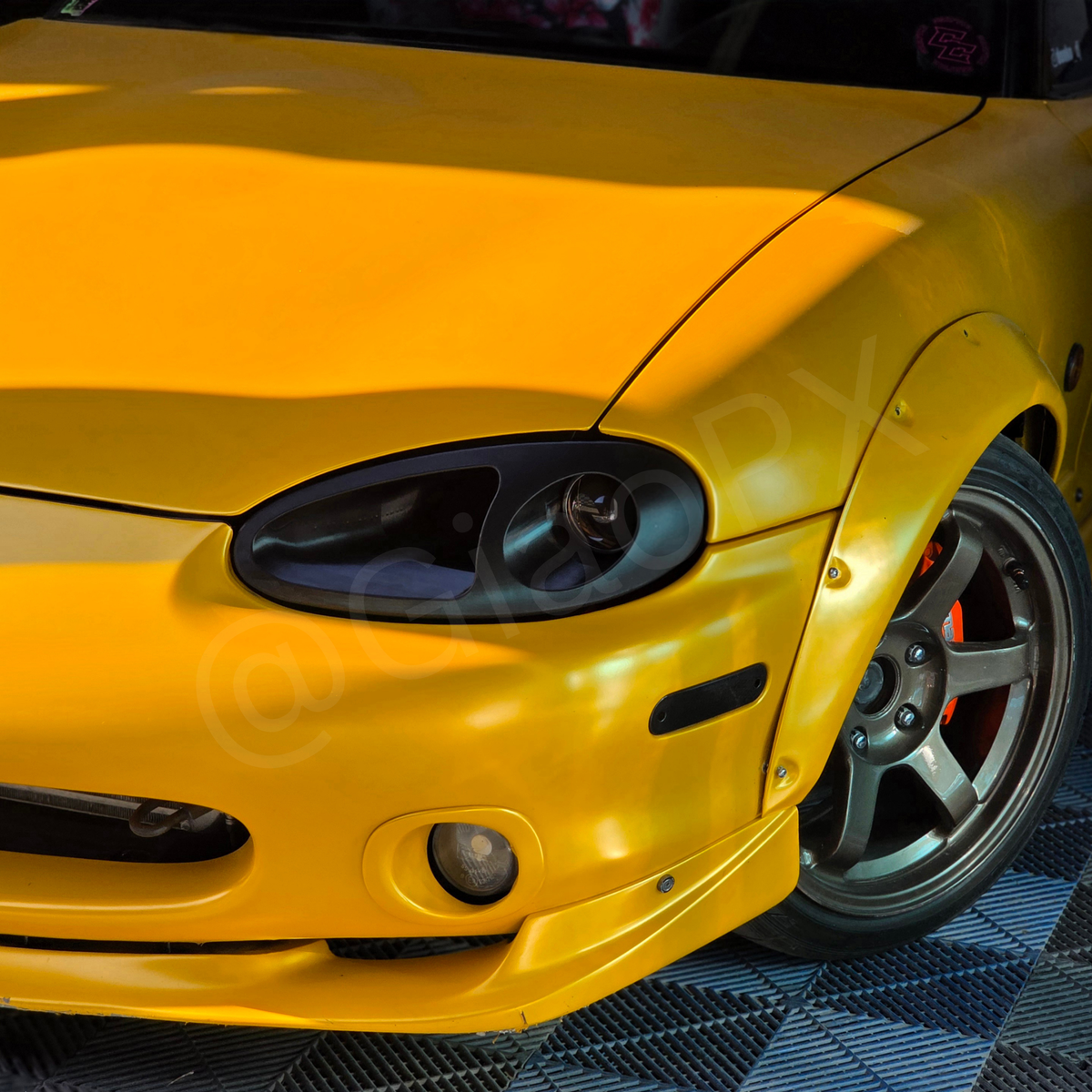 Mazda NB1 MX-5 Headlight Delete Air Intake With Projector