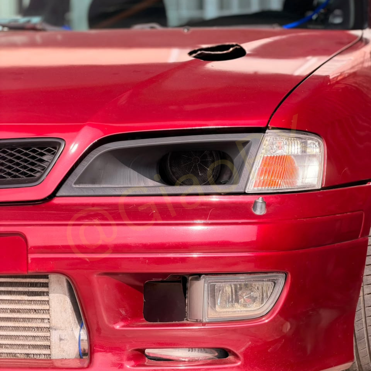 Nissan Sentra P11 Headlight Delete Intake