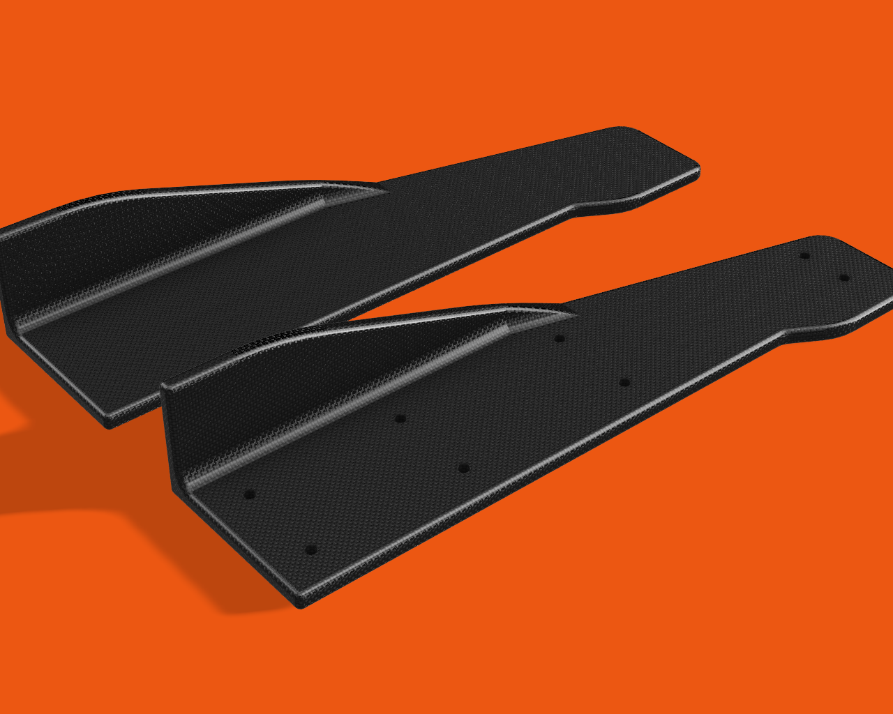 Universal 50CM Length Car Side Splitter