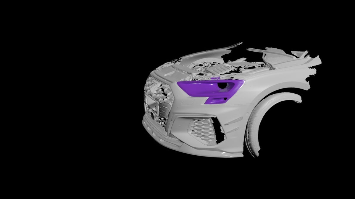 audi s3/rs3/A3 8Y headlight air vent 1/1