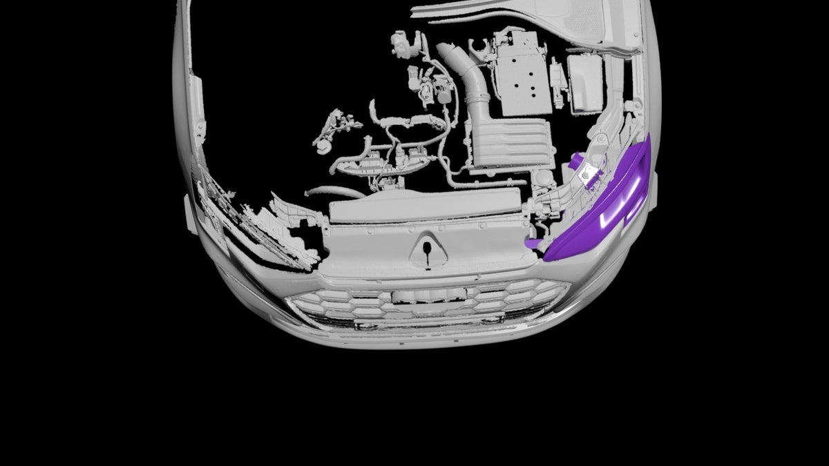 audi s3/rs3/A3 8Y headlight air vent 1/1