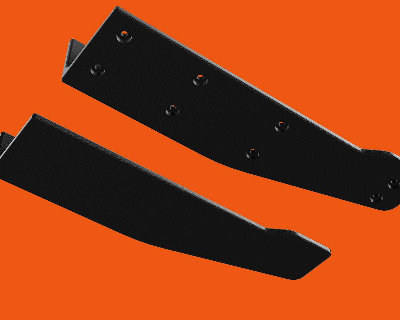 Universal 50CM Length Car Side Splitter