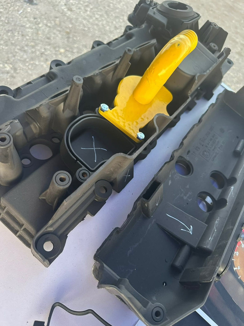 BMW M57 / M47 PCV Override Plate