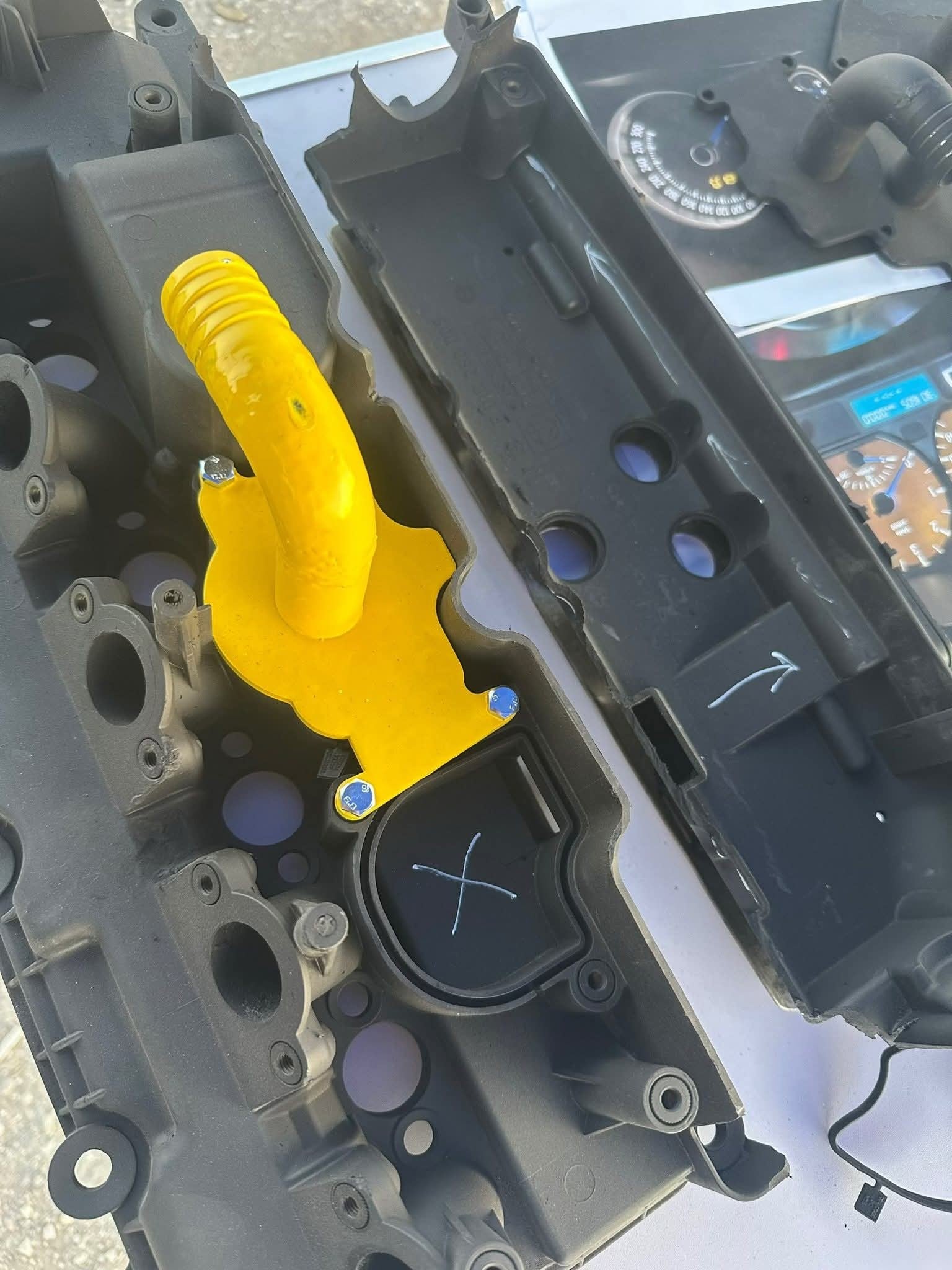 BMW M57 / M47 PCV Override Plate