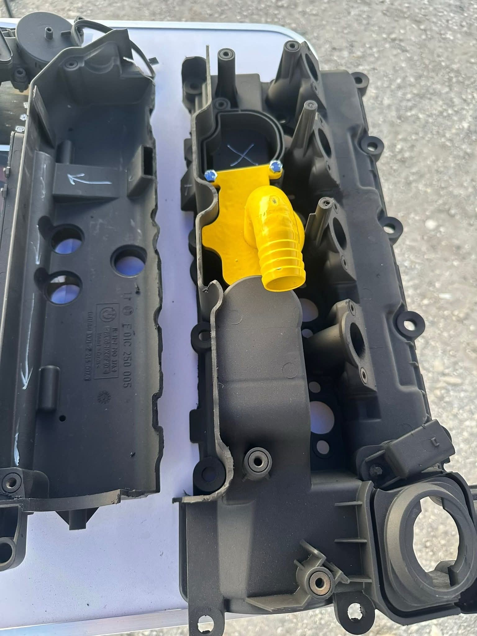 BMW M57 / M47 PCV Override Plate