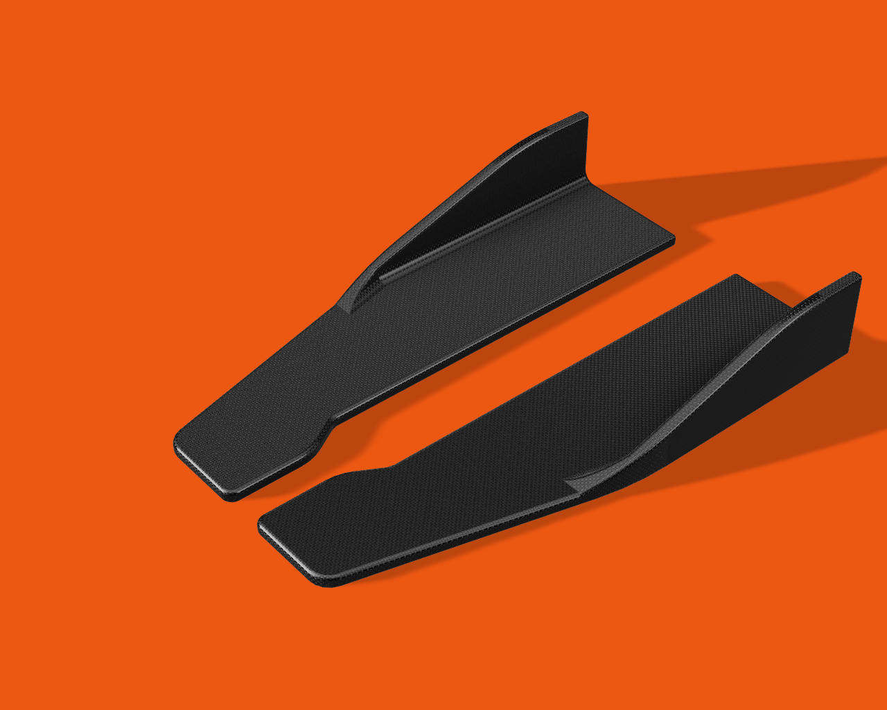 Universal 50CM Length Car Side Splitter