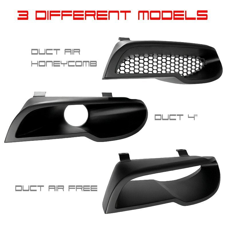 BMW E46 Coupe or Convertible headlight-delete cold-air intake duct