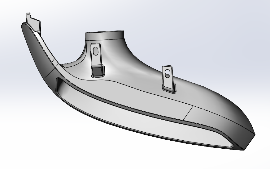Honda Integra DC2 Type-R Headlight Cold-Air Intake Duct