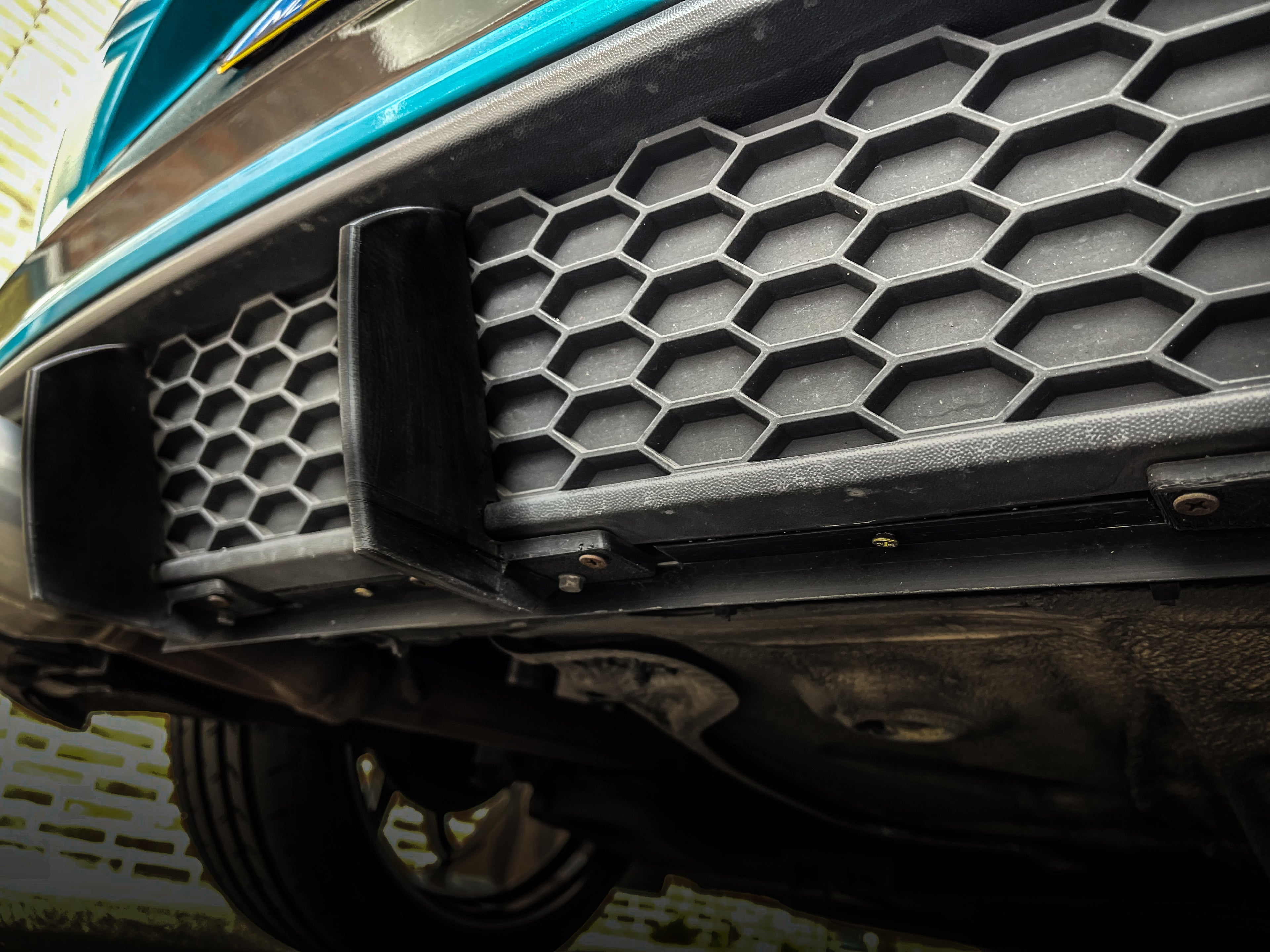 VW Polo AW GTI Rear Diffuser Fins 6th-generation Polo GTI (2017–2021 pre-facelift and 2021+ facelift)