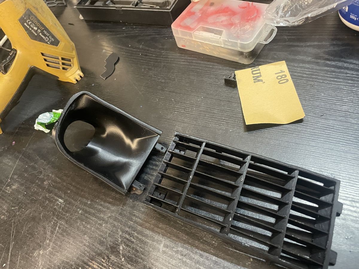 S3 8L air force bumper air intakes without mist suppressant