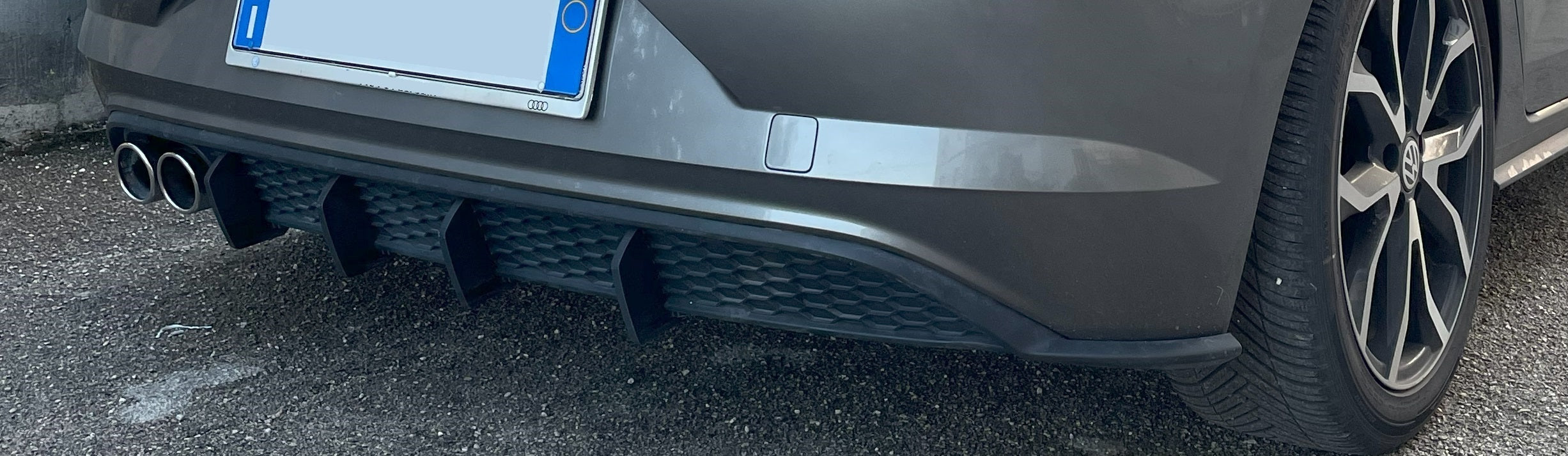 Volkswagen Polo MK6 (2018-2024) Rear Diffuser Fins(4)