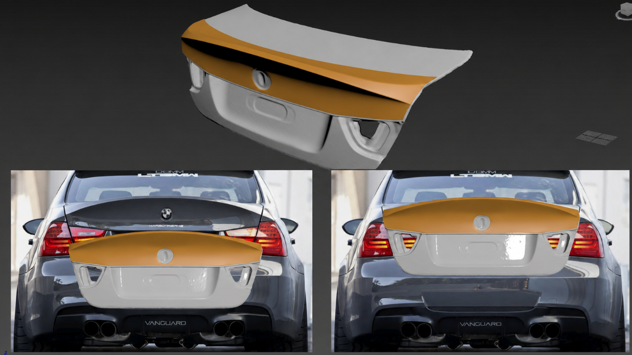 BMW E90 Ducktail Spoiler