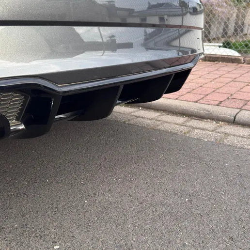 Audi A3 8V S-Line Diffuser Add-On Black