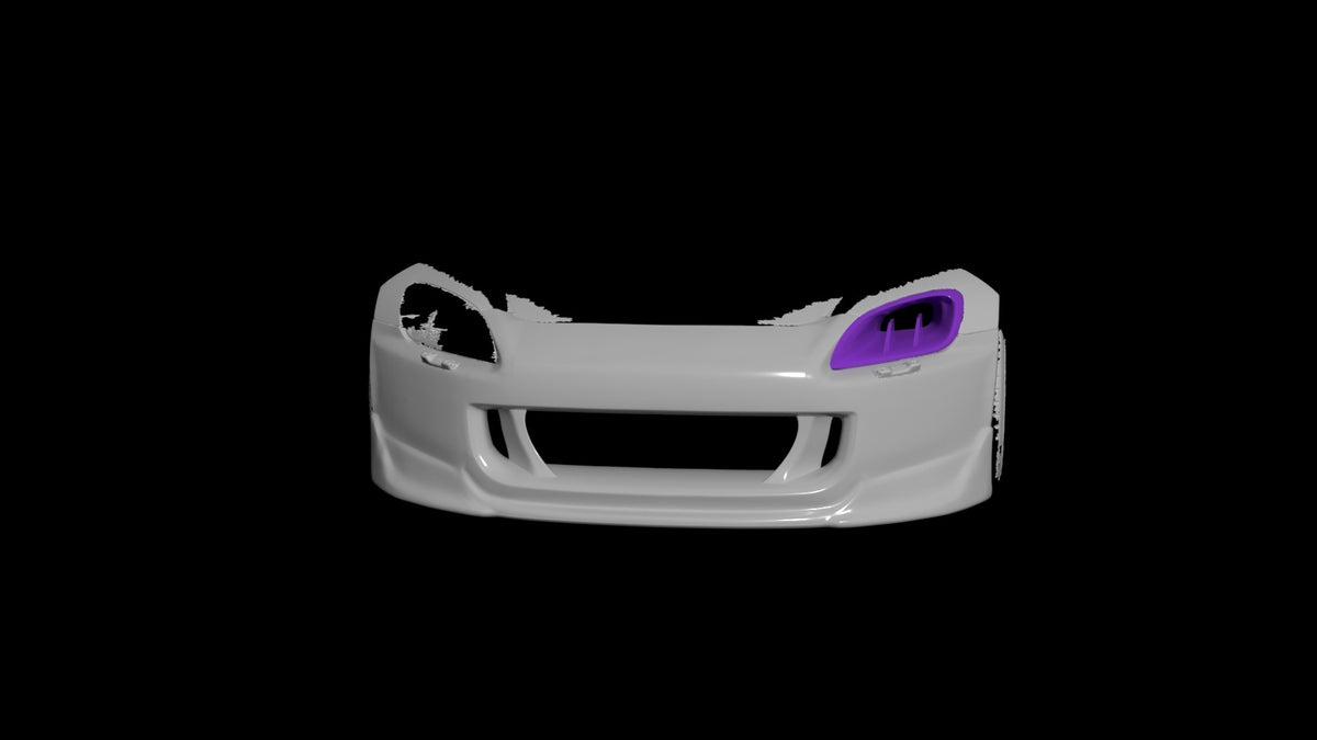 s2000 Headlight deleted air vent