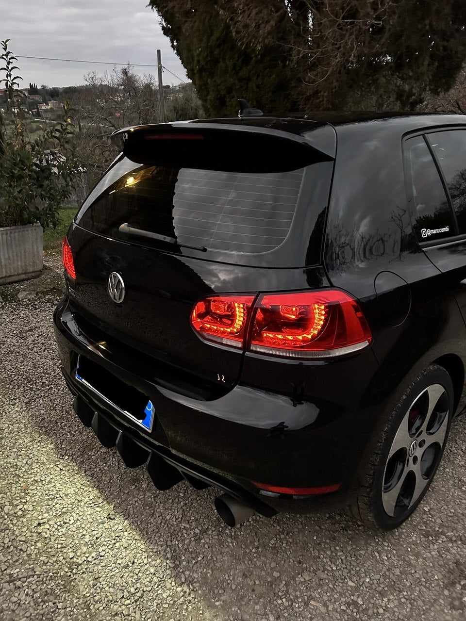 Volkswagen Golf GTI MK6 Rear Diffuser