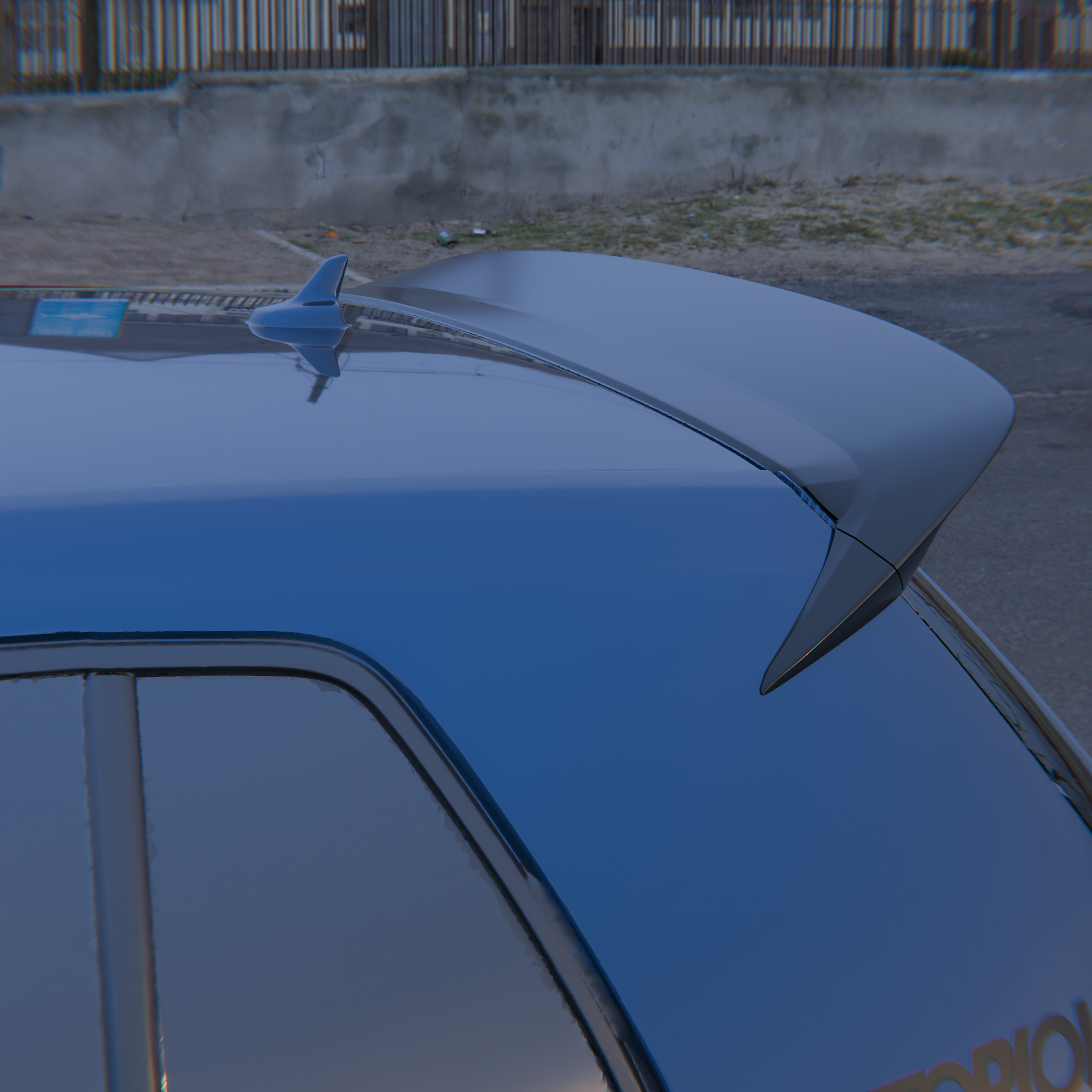 VWGolf MK7 spoiler( Unpainted and Not GTI)
